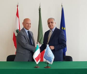 ESCWA ES with Italian Ambassador