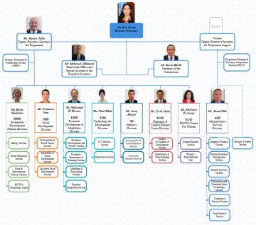 ESCWA Organizational chart