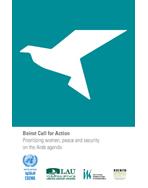 Beirut Call for Action: Prioritizing women, peace and security on the Arab agenda cover