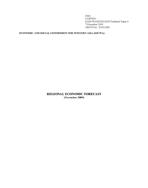 Regional Economic Forecast - 2009 cover
